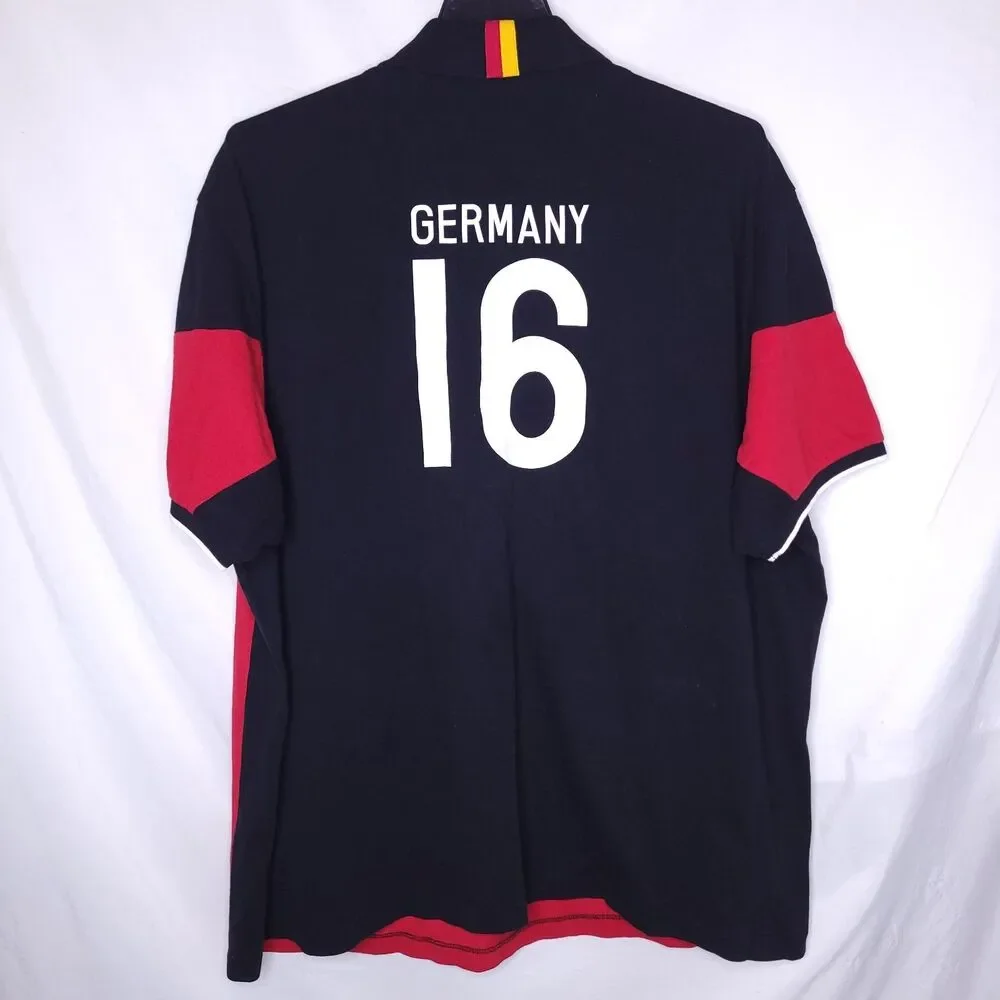 Polo Ralph Lauren Germany Shirt Mens 3XB Red, Black DEU 16